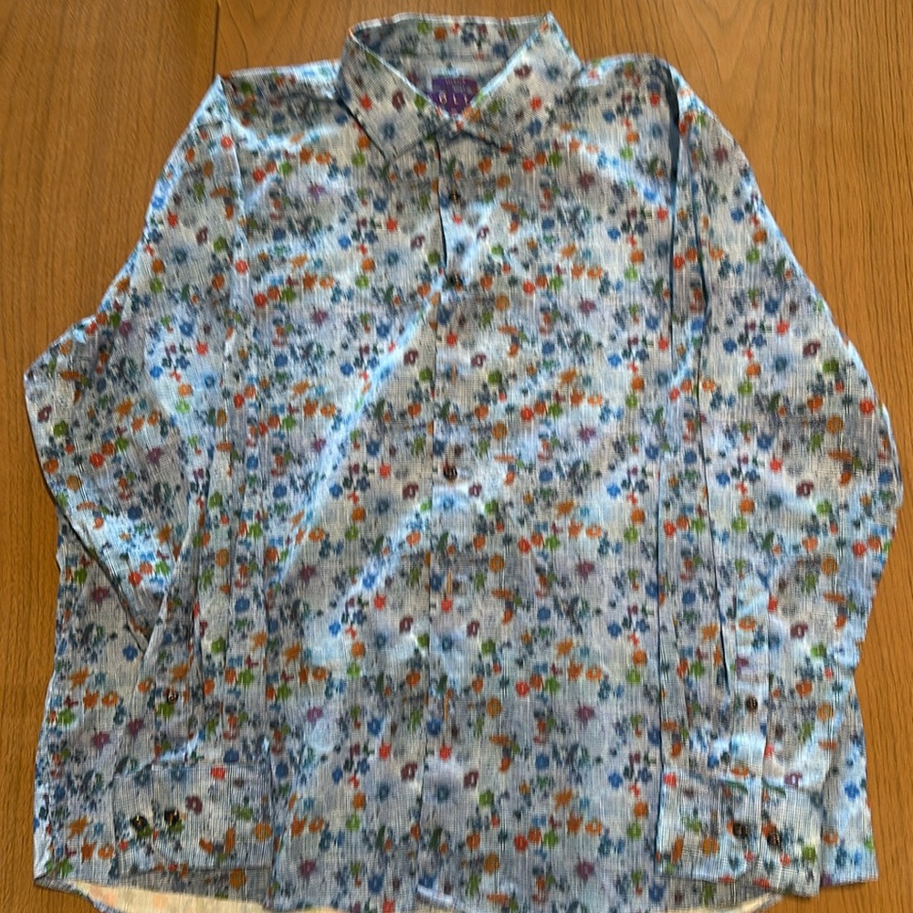 Kolte Button Front Men’s Long Sleeve Shirt XXL